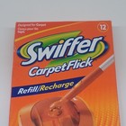 Swiffer Carpet Flick Refill Pack Of 12 Cleaning Cartridges Discontinued Sealed