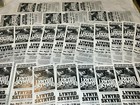 Lynyrd Skynyrd 24 Unused Concert Ticket Vouchers Dte Music Theater Pine Knob