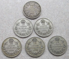 Lot Of 6 Canada 10c Coins  1912  1   1932  2   1933  2   1936  1    See Details 