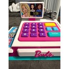 Barbie Toy Cash Register Pink White Teal Calculator Scanner Roleplay Toy Tested