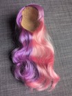 American Girl Truly Me 116 Wig A Pink Purple Hair Side Bangs Doll Custom
