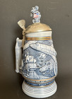 Avon Conquest Of Space Astronaut Space Shuttle Beer Stein Rockets - 1991 - Nasa