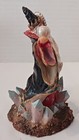 Wizard W crystal Ball Statue Figurine