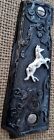 Caballito Logo Mexican Style 1911 Gun Pistol Grips Premium Custom Silver Plated