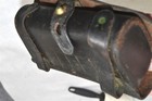  Antique Cartridge Box Case Us Civil War Black Leather Mid 19th 