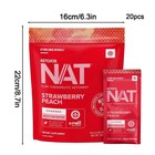 2pcs Pruvit Ketone Drink Keto Nat Strawberry Peach Charged 20 Pack