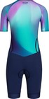 Orca Athlex Aero Race V2 Womens Tri Suit Blue Compression With Pockets Triathlon