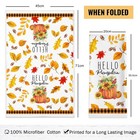 Bonsai Tree Fall Kitchen Towels Sets Of 2  Fall Hand Towels For Bathroom  Pum   