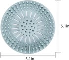 2 Pack  Drain Strainers  Hair Catcher Shower Drain Covers Protector  Flexible Tp
