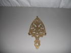  Antique 1894 Casting Brass Trivet Hot Iron Stand 3 Legs Perforated  Top