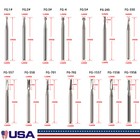 10-100pcs Dental Carbide Burs For High Speed Handpiece Round Cone Bur Diamond Fg