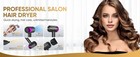 High-speed Ionic Hair Dryer W  Diffuser     Low Noise  Fast Drying  Travel Pro