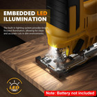 Cordless Jig Saw For Dewalt 20v Battery 0  -45   Bevel Cuts  Brushless Jigsaw Tool