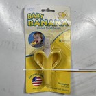Baby Banana Teething Toothbrush For Infant To 12 Months Yellow - Made In Usa Nib