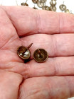 50 Vintage Salvaged Heavy Duty Steel Upholstery Domed Tacks