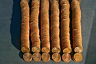 Six 1978 D Lincoln Cent Rolls From Original Bank Wrap Obw Penny Rolls