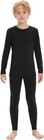 Kids 100  Merino Wool Base Layer Set Girls Boys Thermal Long Johns Underwear Set