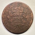 1798 Draped Bust Large Cent Style 2 Hair Early Copper Type Coin Cleaned