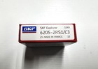 Skf 6205-2rs   C3 2 Rubber Shielded Ball Bearing 25mmx52mmx15mm New