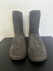 Ugg Classic Short Boots Gray Women   s Size 6 W  Original Box