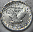 1918 25c Standing Liberty Quarter  Attractive Au Example  C