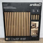 Artika Sonolok Wall Sound Absorbing Acoustic Panel Walnut Home Music Studio Blk