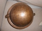 Antique Imperial Terrestrial Globe In Bronze  19th Century