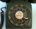Rotary Dial Telephone Green Phone Real Vintage Old-fashion Western Electric Mod