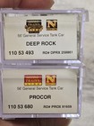 Micro-trains N-scale 56  Tank Car Random  2  Car Set