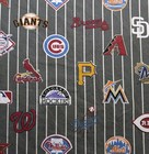 Pottery Barn Teen Mlb Baseball Pillowcases Standard Pair 2012 Vintage Cotton