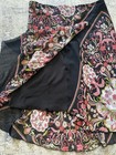 Vtg Women   s Floral Skirt Sz Medium Y2k Paisley Knee Length Pull On Made In Usa