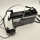 Vintage Sony Walkman Wm-f18 Cassette Player Am fm Radio Mdr-03 Headphones Tested