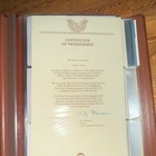 Postal Commemorative Society Golden Replicas Us Stamps Album 22kt Gold 2001-2010