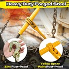 Kje 4pack Ratchet Chain Binders 3 8   - 1 2    Heavy Duty Ratcheting Binder Wll