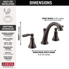Delta Woodhurst 2-handle Bathroom Faucet Venetian Bronze-certified Refurbished