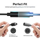 Usb Breakaway Cable Compatible With Logitech G920 G923 G27 G29 Driving Force for