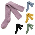 Women Cozy Fuzzy Fleece Long Thermal Socks Over Knee High Warm Stockings Slipper