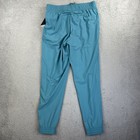 Adidas Pants Mens Medium Blue Essential Jogger Performance Stretch Running New