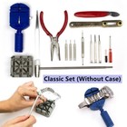 16 Pcs Watch Repair Tool Kit Link Remover Spring Bar Screwdriver Opener Set Case