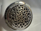 Vintage Brighton Hinged Small Pill Box  Silver Tone  Heart On Back
