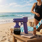 Portable Spray Tan Machine Cordless Rechargeable Handheld Tanning Gun Kit