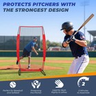 Sturdum 7x4ft Baseball Pitching Screen  Portable I Screen Net W carry Bag