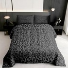 Leopard Print Comforter Set Size Cheetah Print Super Soft Bedding Queen Black