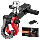 2  Trailer Hitch Ball Mount With Tow Shackle   Pin  Heavy-duty Towing Accessory
