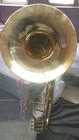 Sousaphone Tuba 22 bell Pure Brass Metal In Gold Polish  Mouthpc case  free Ship