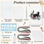 20 Sets Diy Cat Quilling Kit With Instruction For Adult Beginner 5 Styles Cat