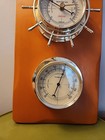 Vintage Sunbeam 3 Gauge Nautical Weather Station Temperature Humidity Barometer