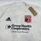 Adidas Aeroready Soccer Jersey Madison Sc56 Team Sponsor Mens Medium Nwt White