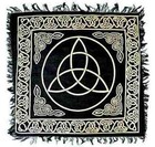 Triquetra Gold On Black Altar Cloth 