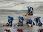 Power Play 2 Hockey Replacement Players Set   Lot Table Toy 12 Peices   2 Pucks